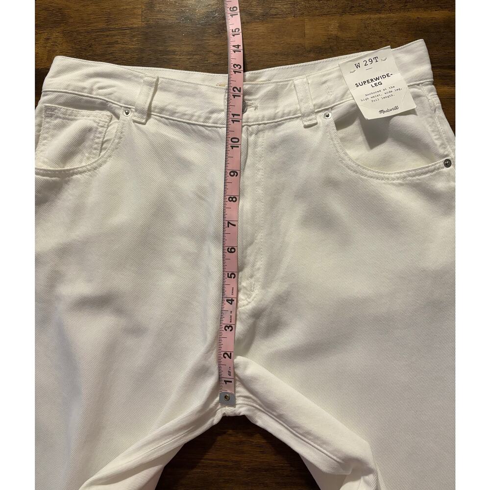 Madewell White Wide-Leg Jeans - Picture 12 of 16